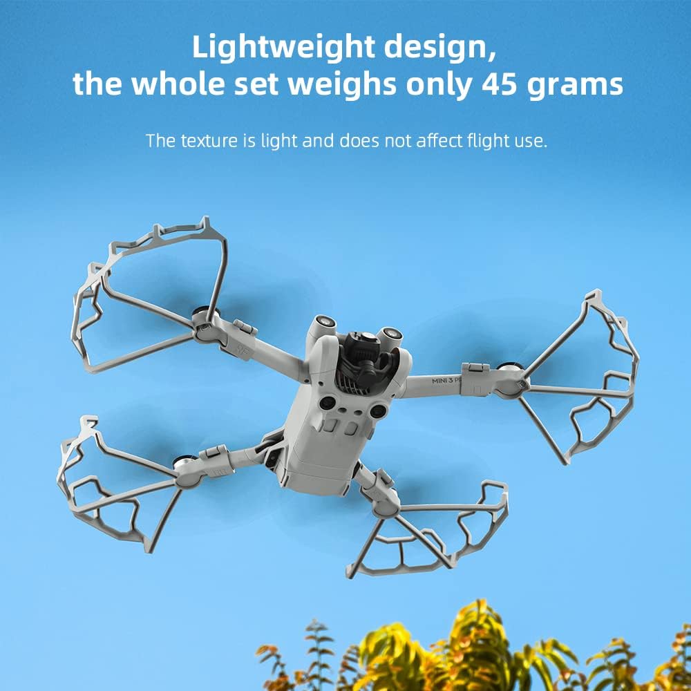 WANSUPYIN Protector de hélice RC 2023 Anillo de protección de hoja semi-cerrado Protector anticolisión Accesorios para drones DJI Mini 3 Pro