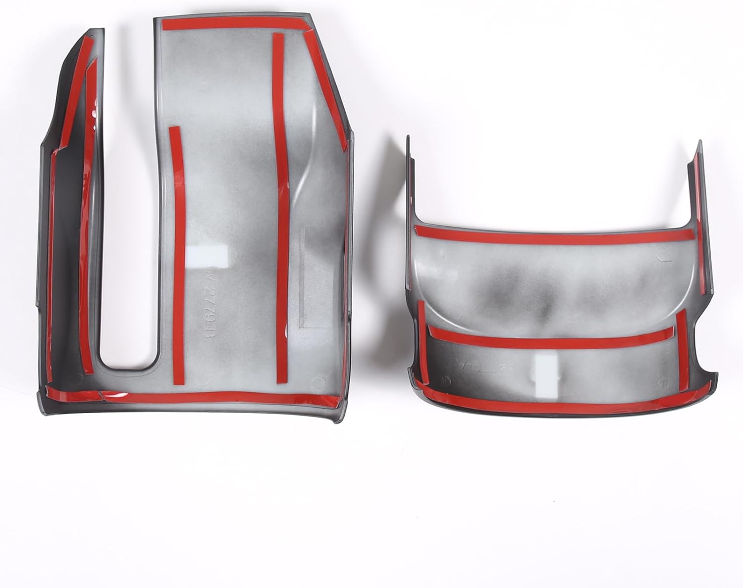 Funda protectora para volante de automóvil ABS para Toyota Supra GR A90 A91 MK5 2019 2020 2021 2022 columna de dirección superior e inferior (negro