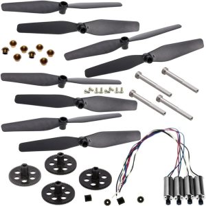 INLIMA S167 S166 RC Drone SP500 Kit de piezas de repuesto Hélices Cuchillas Marco de Protección CSJ S167 GPS Quadcopter Brazos Motor Gear Eje INLIMA S167 S166 RC Drone SP500 Kit de piezas de repuesto Hélices Cuchillas Marco de Protección CSJ S167 GPS Quadcopter Brazos Motor Gear Eje