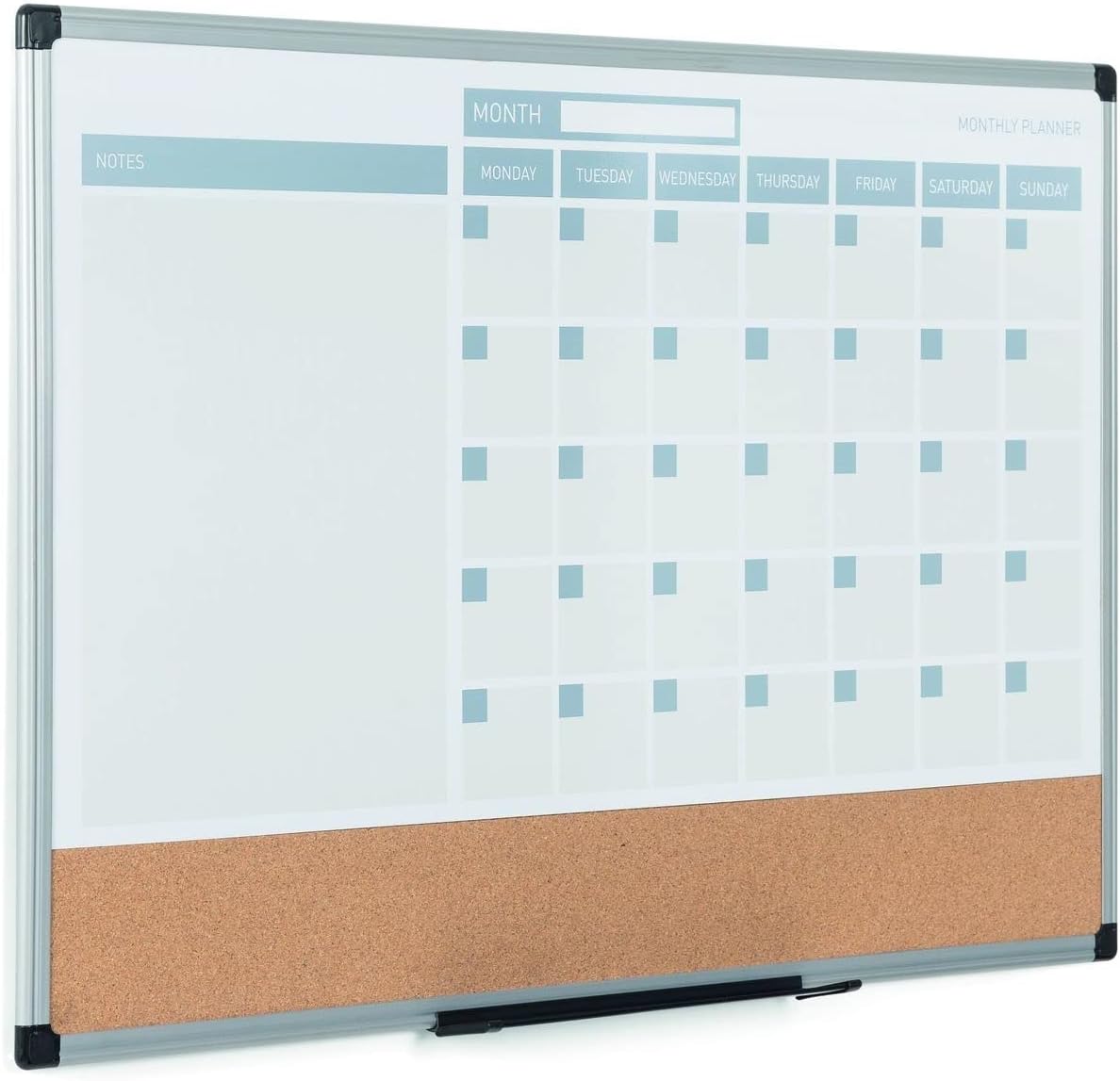 MasterVision 3-en-1Calendario seco, Blanco