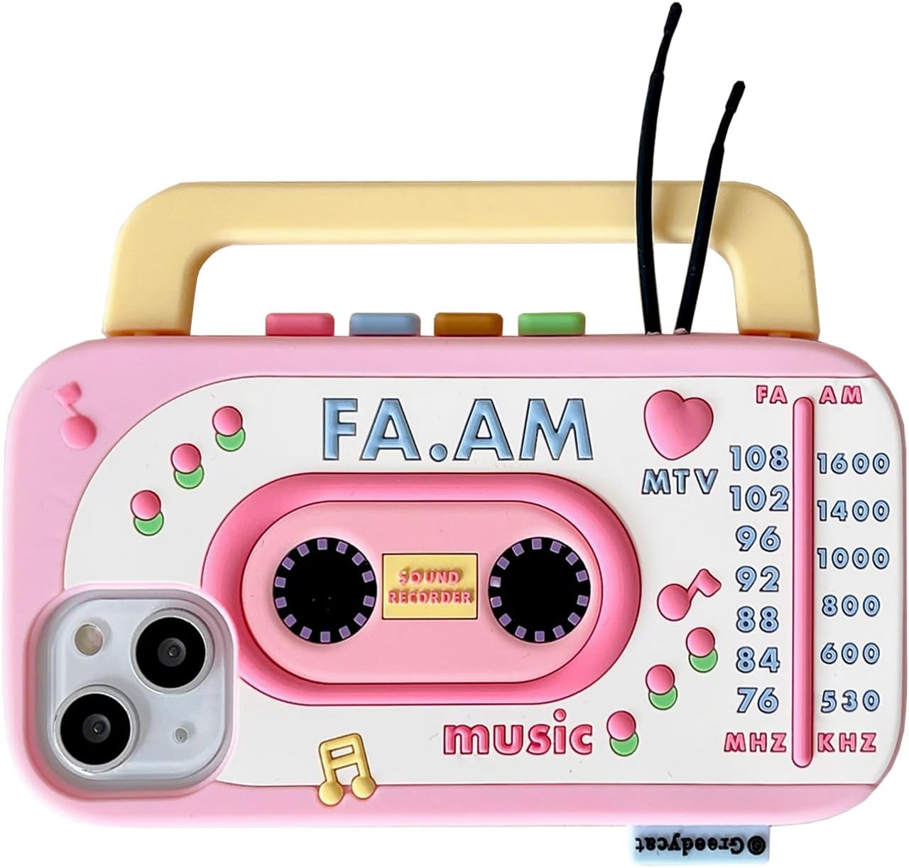 Funda para iPhone 14 Pro Max, fundas 3D Kawaii para teléfono, divertidas y lindas caricaturas retro, funda de silicona suave de gel contra caídas,