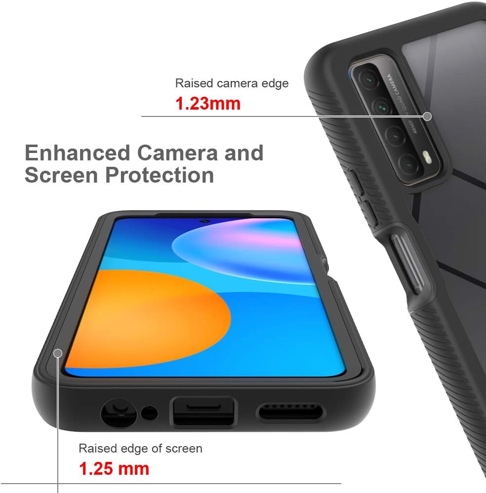 Case for Honor 10X Lite – Funda protectora anticaídas y absorbe los golpes para Huawei Y7a PPA-L02B PPA-L03B PPA-LX3B PPA-L23B  P Smart 2021 PPA-LX2