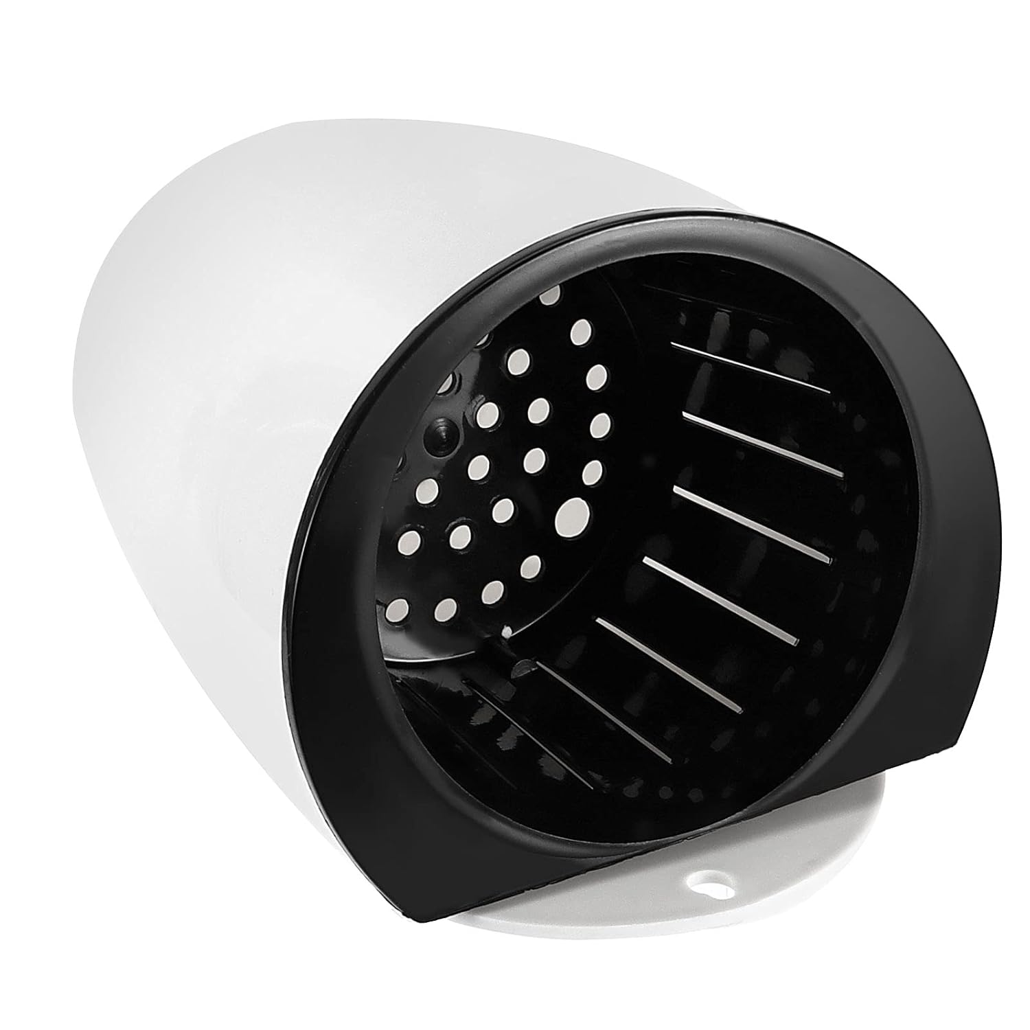 Paquete de 14 macetas de riego automático de 5 pulgadas para montar en la pared, macetas con ganchos y mechas para interiores y exteriores, color