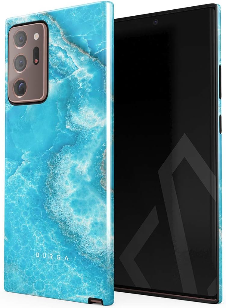 BURGA Funda para teléfono compatible con Samsung Galaxy Note 20 Ultra, híbrida de 2 capas de carcasa rígida + funda protectora de silicona, color