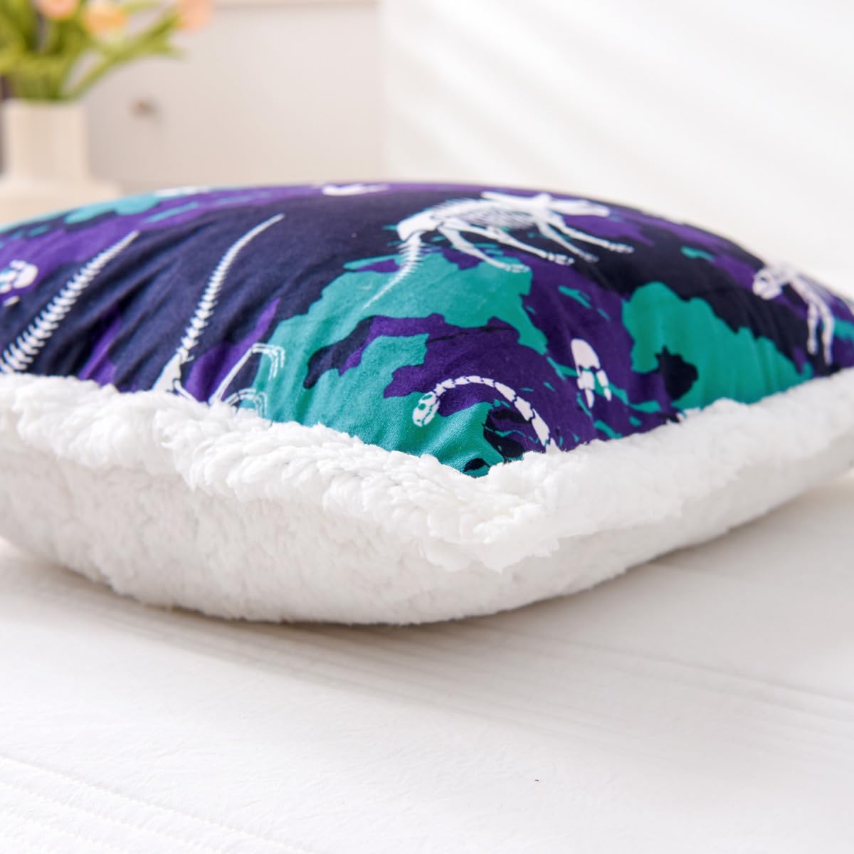 NTBED Almohada de lectura con estampado de camuflaje, respaldo de cuña con brazos, sofá, TV, relajación, almohada de apoyo para la espalda, cojín