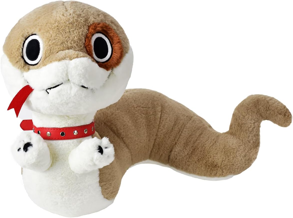 Juguete de peluche de serpiente, original de serpiente y perro, juguetes de peluche de animal de peluche, cachorro de serpiente para niñas y niños,