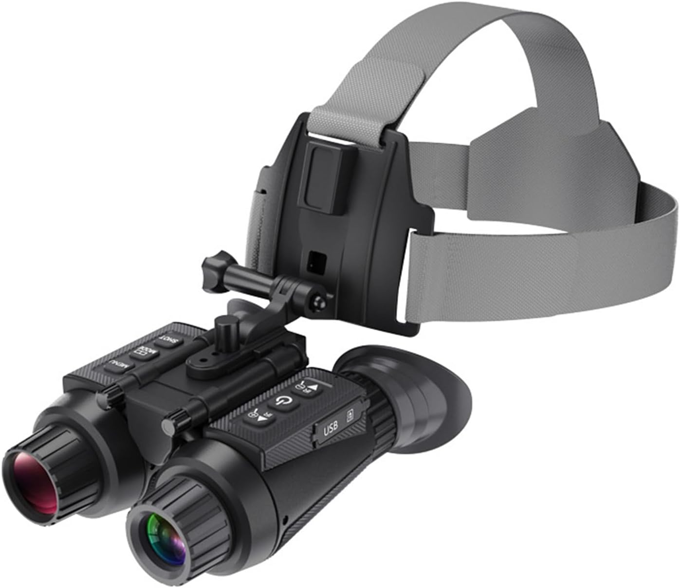 Gafas de visión nocturna con tarjeta de memoria de 32 GB para adultos, casco táctico militar 4K digital infrarrojo para caza, observación de vida