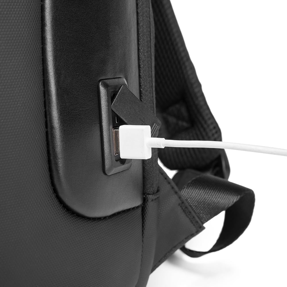 Mochila de viaje Busniess, impermeable e informal, bolsa para laptop para hombre y mujer, negro 5, Viajes de negocios