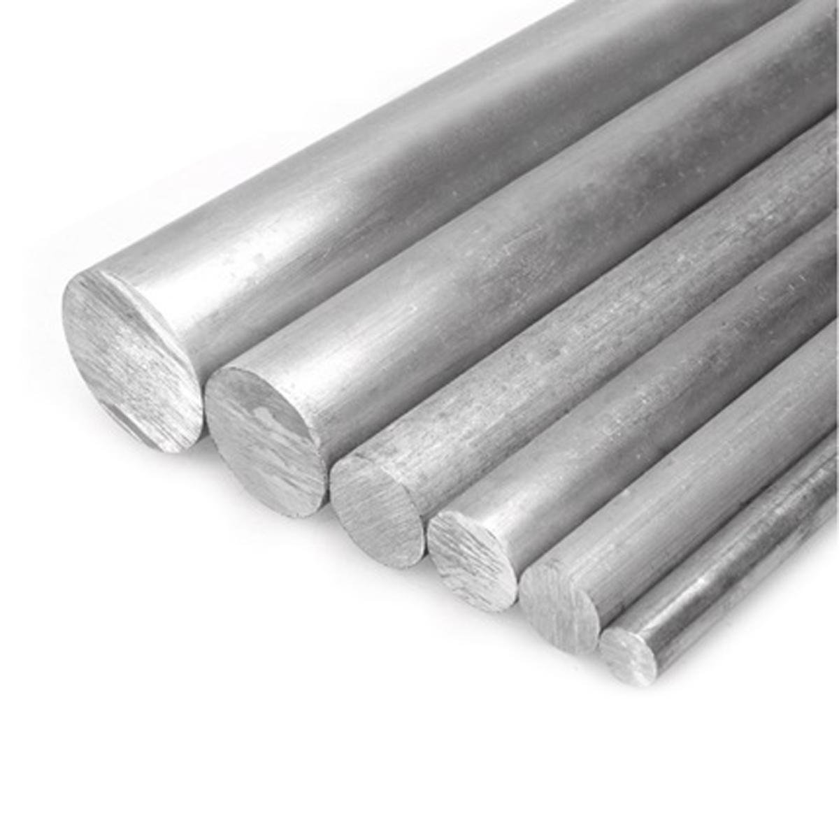5pcs 0.394 in Dia x 9.843 in Largo 0.3937″ x 9.84″ Aluminio 6061 Barra de barra redonda