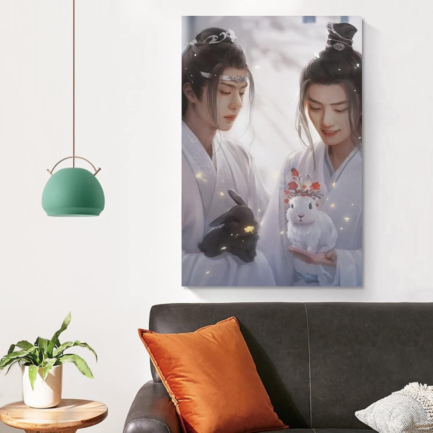 The Untamed Xiao Zhan Wang Yibo Póster (2) Lienzo decorativo para pared, decoración de habitación, decoración de dormitorio, regalos, 08 x 12