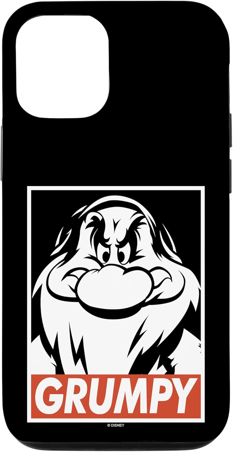 iPhone 13 Disney Snow White & The Seven Dwarfs Funda de retrato gruñón