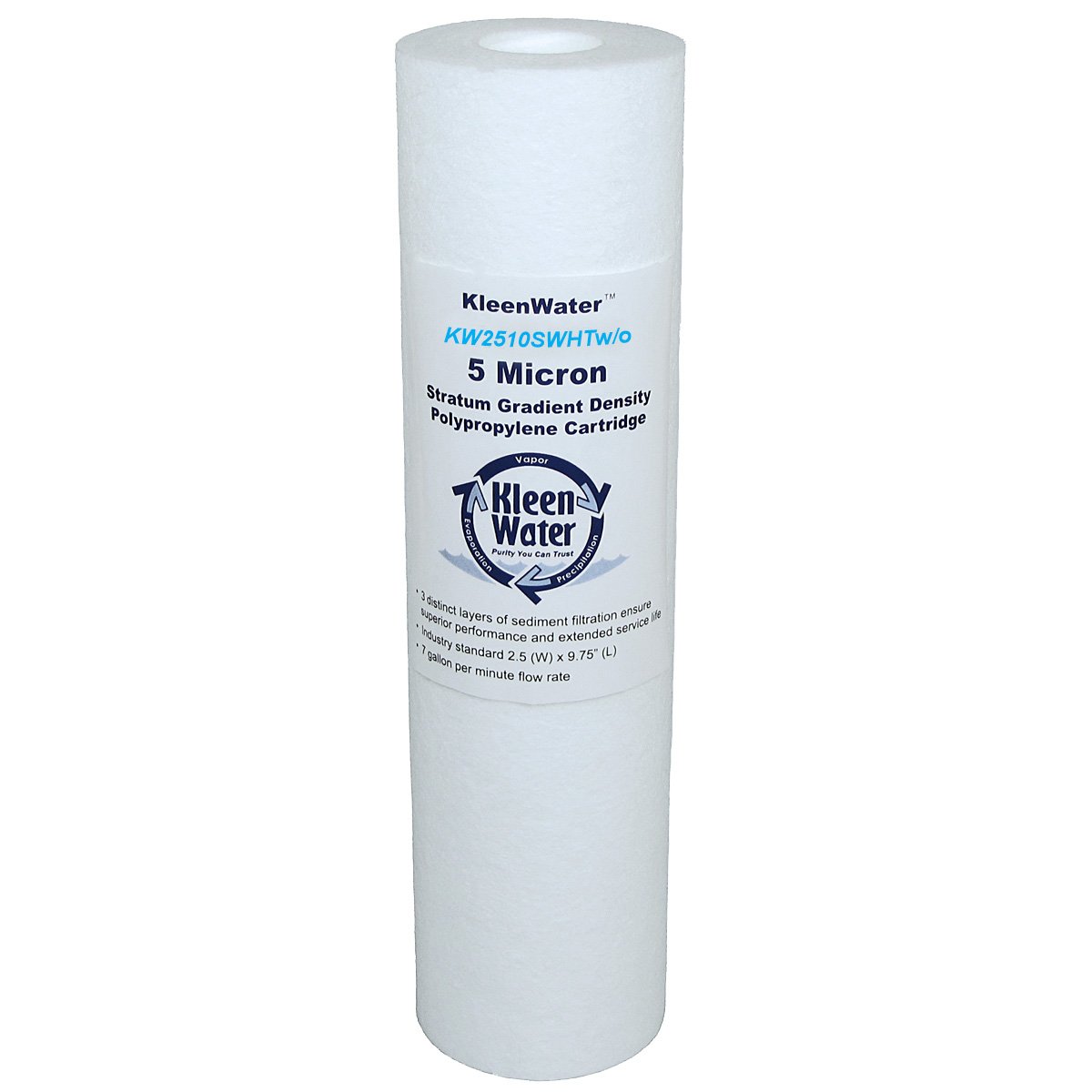 KleenWater Filtro de agua caliente (1), soporte de montaje (1), cartuchos de alta temperatura, 5 micrones (3), junta tórica de repuesto (1), llave