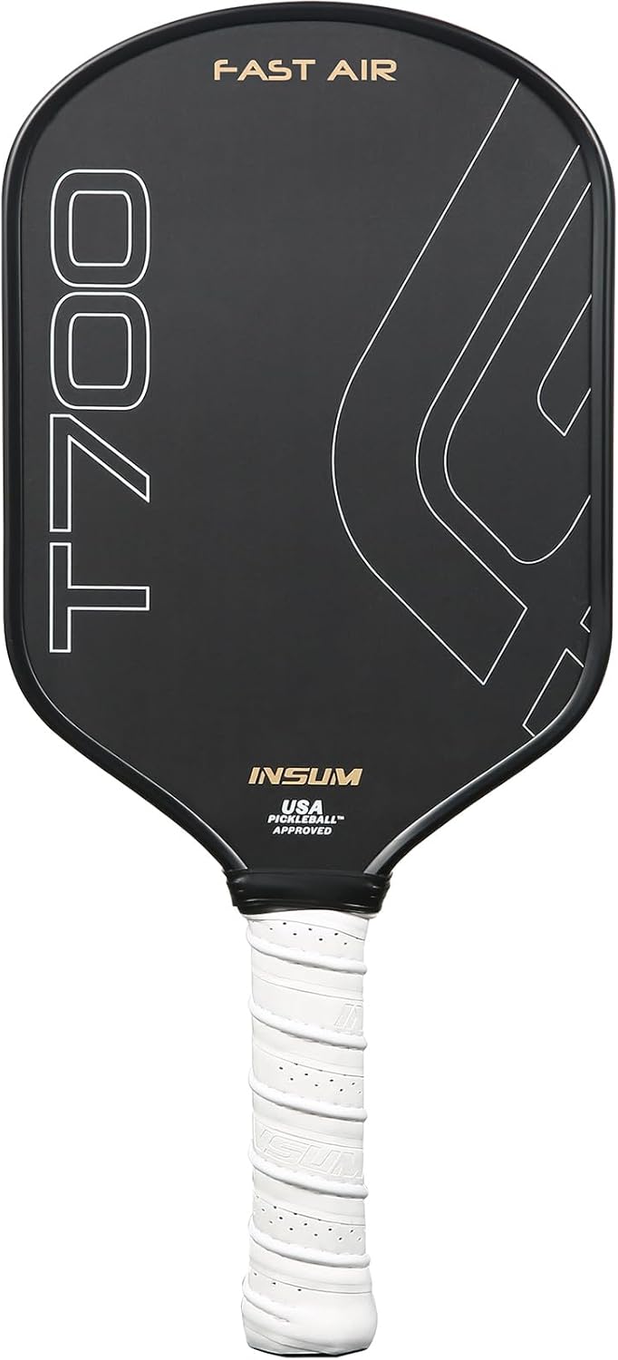 T700 Hybrid Pickleball Paddles – USAPA Approved, Elongated Handle  Toray T700 Raw Carbon Fiber  Foam Injected Walls  Thermoforming with Nomex Core