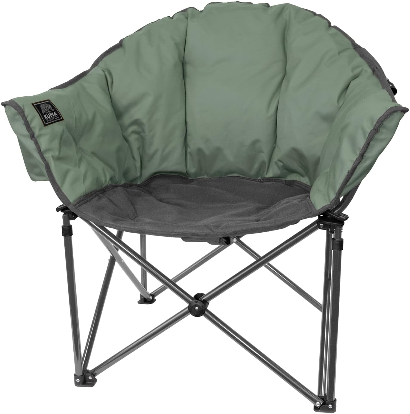 Kuma Outdoor Gear Lazy Bear Silla con bolsa de transporte, silla portátil de lujo para exteriores, campamento, glamping, deportes y aventuras al
