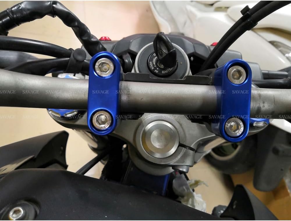 Cubierta de la abrazadera del manillar para FZ8 FZ6 NS Fazer FZS 1000600 FZ6R FZ6N XJ6 NSF Accesorios de motocicleta CNC Bar Top Clamping