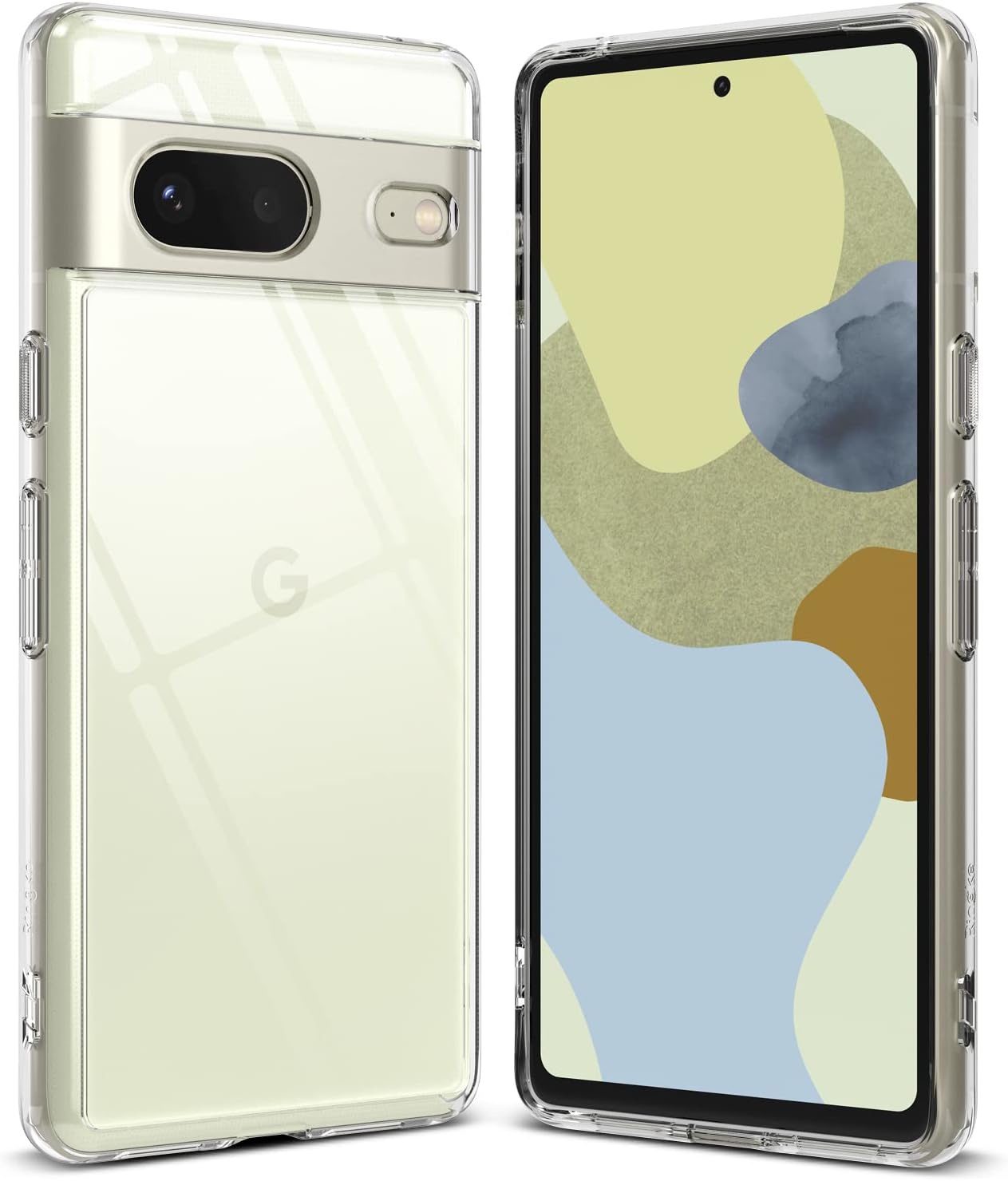 Ringke Fusion recortes precisos para lentes de cámara Compatible con Google Pixel 7, a prueba de golpes, transparente, para mujeres, hombres,