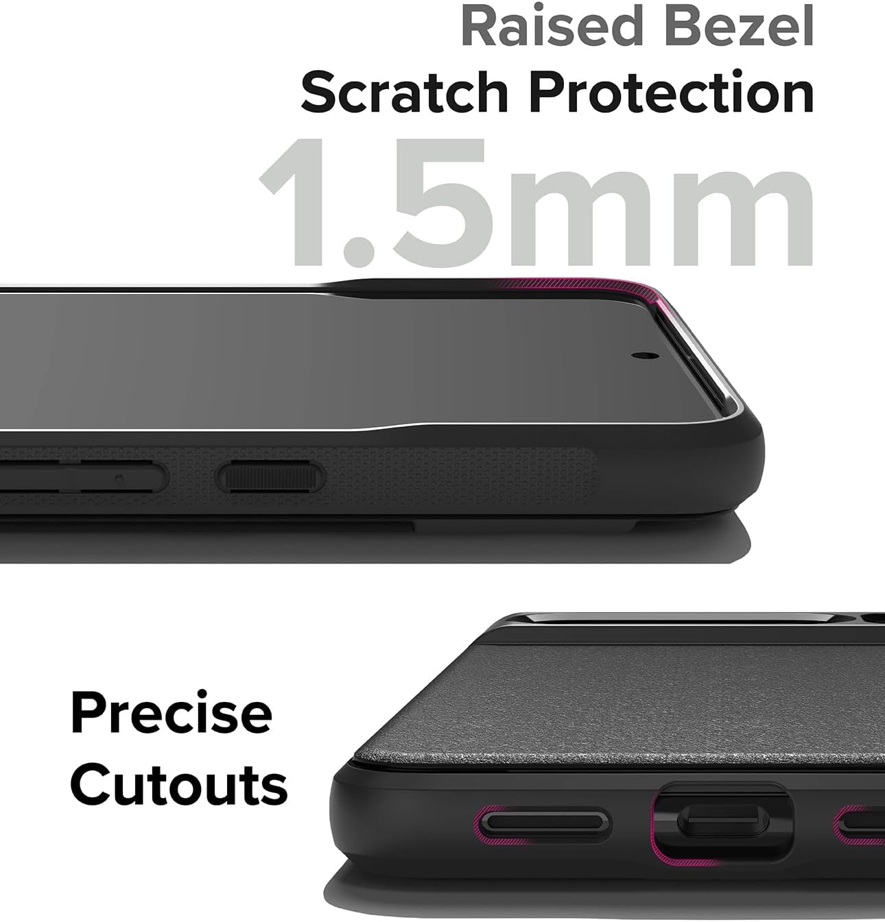 Ringke Onyx Se siente bien en la mano Compatible con Google Pixel 8 Pro, tecnología antihuellas que evita manchas grasas, agarre mejorado