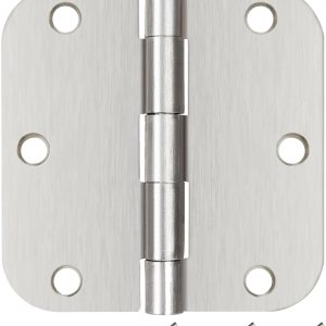 Paquete de 18 bisagras de puerta de níquel cepillado 3 12 bisagras de puerta interior níquel satinado de 3.5 pulgadas con esquinas de radio de 58 Paquete de 18 bisagras de puerta de níquel cepillado 3 12 bisagras de puerta interior níquel satinado de 3.5 pulgadas con esquinas de radio de 58