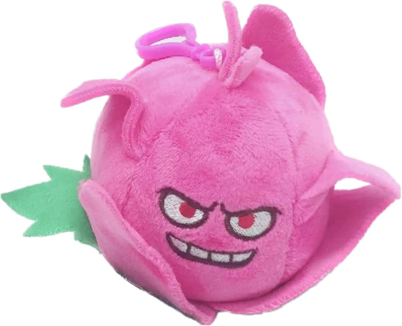 Juego de 4 llaveros de peluche de plantas y zombis, juguetes rellenos de figura de PVZ suave, patatas de muñeca, platillo volador amarillo, hongos