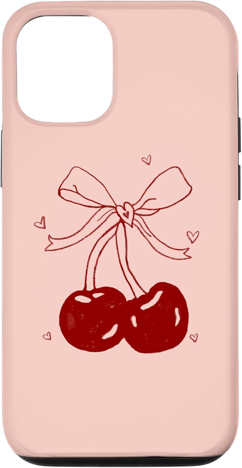 Funda para iPhone 13 Cherri Ties Cherry Bow