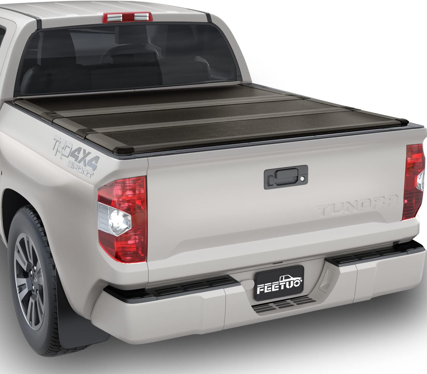 FRP – Cubierta rígida de triple pliegue para Tundra 2007-2021 (excepto Trail Edition) 5.5 pies66.7 pulgadas  para modelos con o sin el sistema de
