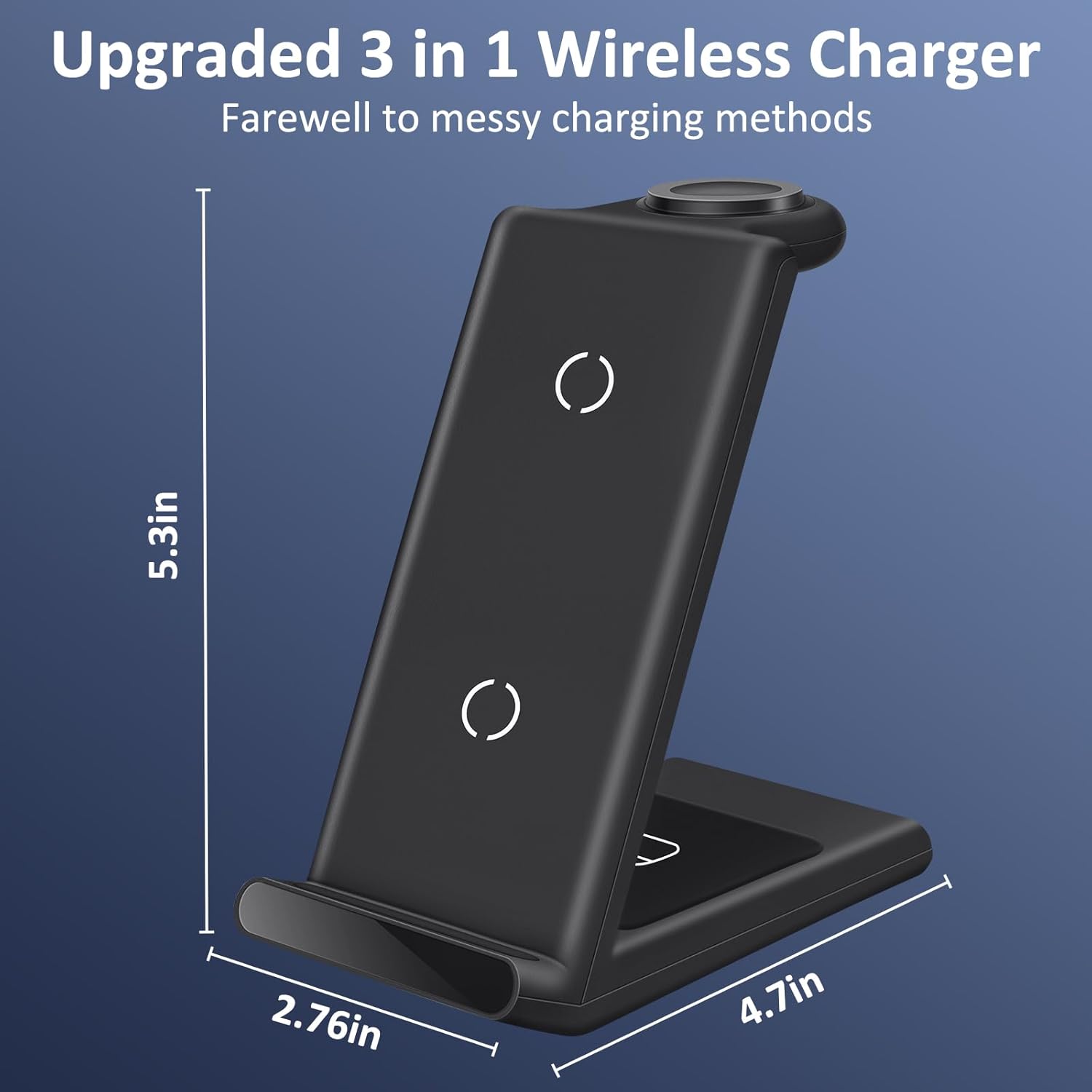 Cargador inalámbrico para Google Pixel Watch, estación de carga de píxeles 3 en 1 para Google Pixel 77A7 Pro66 Pro543XL, cargador inalámbrico con