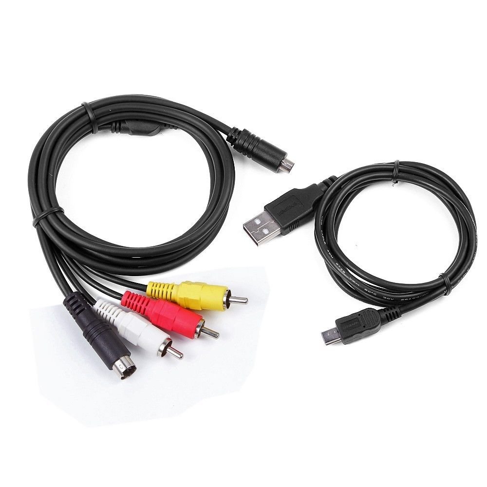 MaxLLTo Cable de sincronización de datos USB para videocámara Sony Handycam DCR-SX45elr