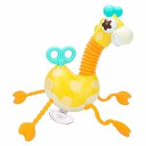 Cuerda de tracción de juguete de succión de jirafa Juguetes Montessori para niños de 2 años Juguete de cuerda con cremallera Juguetes sensoriales Cuerda de tracción de juguete de succión de jirafa Juguetes Montessori para niños de 2 años Juguete de cuerda con cremallera Juguetes sensoriales