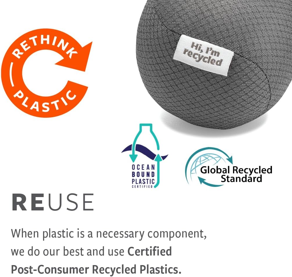 Full Circle Shape Shifter – Accesorios para fregadero de cocina, tapete de microfibra reciclada + estante, color gris