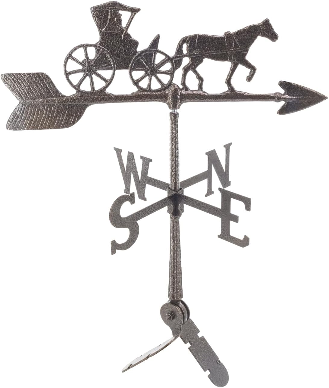 Veleta Country Doctor de aluminio de 24  – Veleta al aire libre con adorno – Decoración de techo de metal – Montaje incluido (4 a elegir) – Veleta