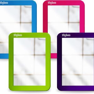 Espejos magnéticos para casillero, paquete de 4 (morado, rosa, verde, azul) – Ideal para taquillas escolares, baños, refrigeradores, gabinetes de Espejos magnéticos para casillero, paquete de 4 (morado, rosa, verde, azul) – Ideal para taquillas escolares, baños, refrigeradores, gabinetes de