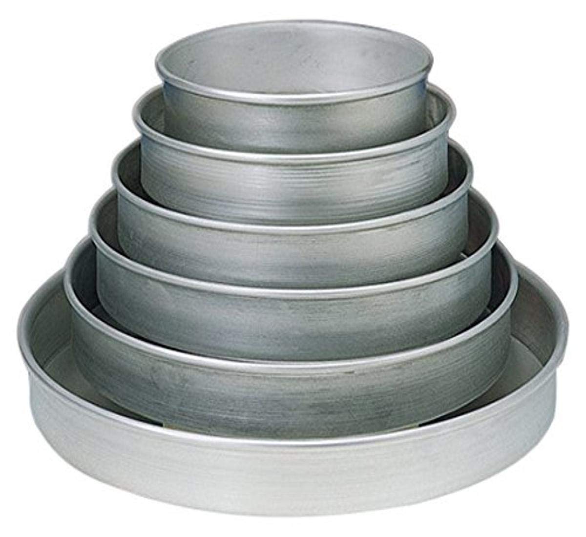 American Metalcraft HA80092 – Sartén de lados rectos, calibre 14, aluminio, 9 pulgadas de diámetro, 2 pulgadas de alto