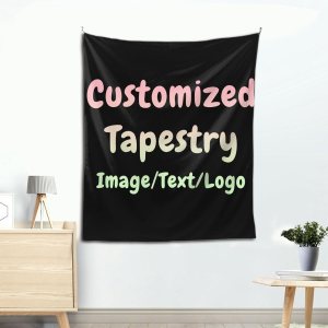 JeReVolng Tapiz personalizado con nombre y foto personalizado para colgar en la pared para regalo y estética de dormitorio JeReVolng Tapiz personalizado con nombre y foto personalizado para colgar en la pared para regalo y estética de dormitorio