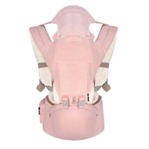 Agudan Portabebés para manos libres, ajustable con posición ergonómica en “M”, asiento de cadera suave con múltiples posiciones de transporte para Agudan Portabebés para manos libres, ajustable con posición ergonómica en “M”, asiento de cadera suave con múltiples posiciones de transporte para