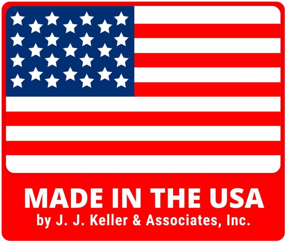 J. J. Keller & Associates Clase 9 – Cartel de vinilo autoadhesivo extraíble de 10.75 x 10.75 pulgadas – J. J. Keller & Associates – Cumple con los