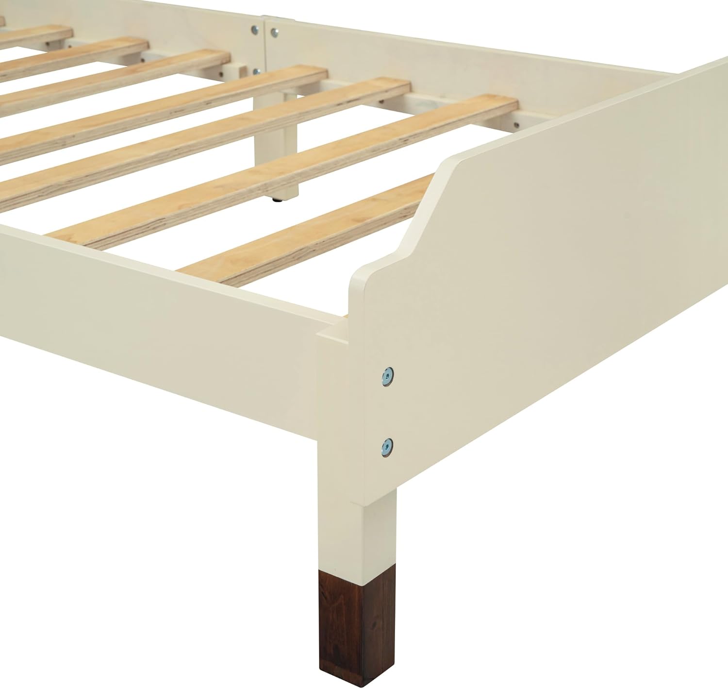 Cama de plataforma de madera de tamaño individual con cabecero en forma de oso, marco de cama de plataforma de madera para niños con luces nocturnas