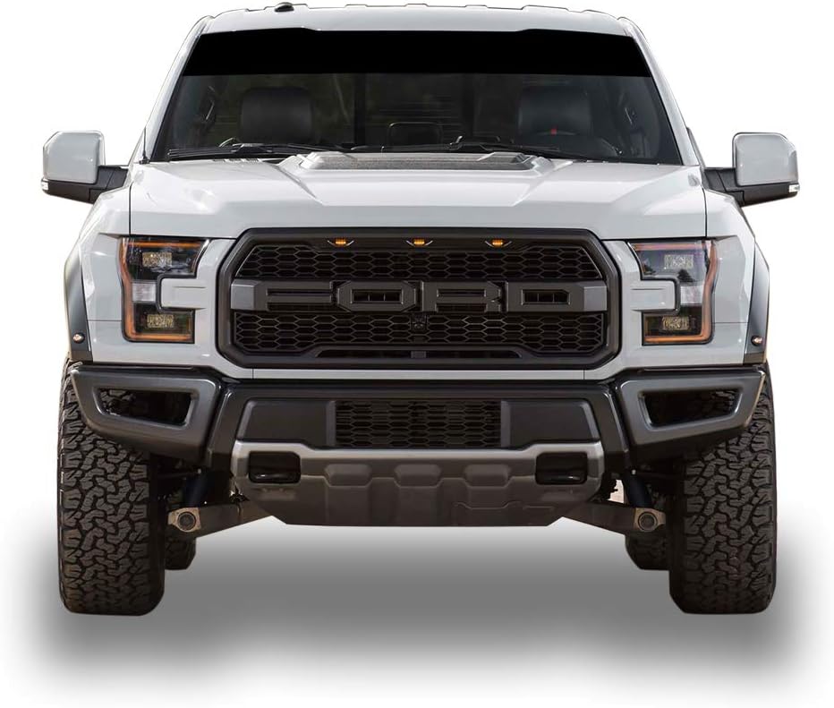 Calcomanía para parabrisas compatible con Ford F-150 Series Raptor (negro)