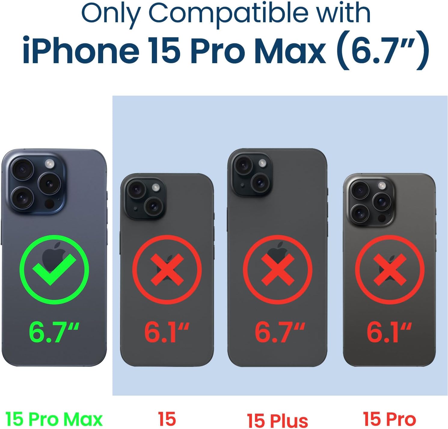 Hi Space Funda para iPhone 15 Pro de 6.1 pulgadas 2023, diseño de mariposas azules transparentes para iPhone 15 Pro para mujeres y niñas, patrón de