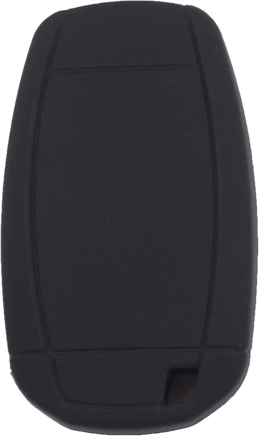 2 fundas de silicona de goma negra con 5 botones para llavero inteligente sin llave compatible con Lincoln Continental MKC MKX MKZ Nautilus Navigator