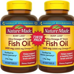 MUNCHIE MIX Eructos Ultra Omega 3 de Aceite de Pescado 1400 mg. Cápsulas blandas (65 ct., 2pk.) MUNCHIE MIX Eructos Ultra Omega 3 de Aceite de Pescado 1400 mg. Cápsulas blandas (65 ct., 2pk.)