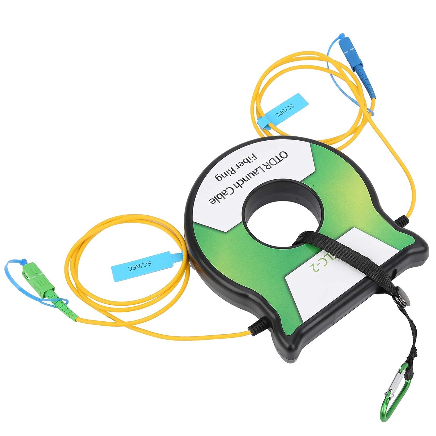 Eujgoov 9125um 0.6 mi OTDR Cable de lanzamiento de fibra óptica que tiene alta precisión con estricto control de calidad para el conector SCAPC-SCUPC