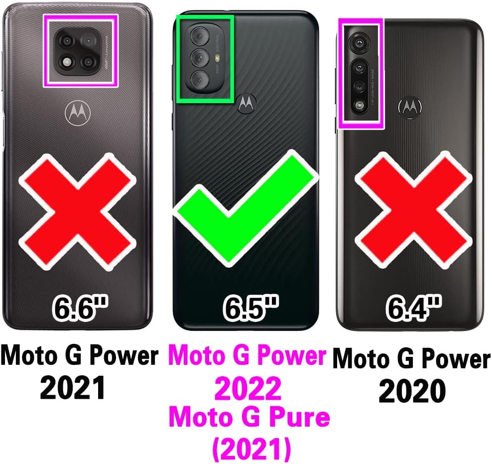 Asuwish Funda de teléfono para Motorola Moto G Power 2022MotoG Play 2023G Pure 2021 con protector de pantalla y soporte, accesorios móviles