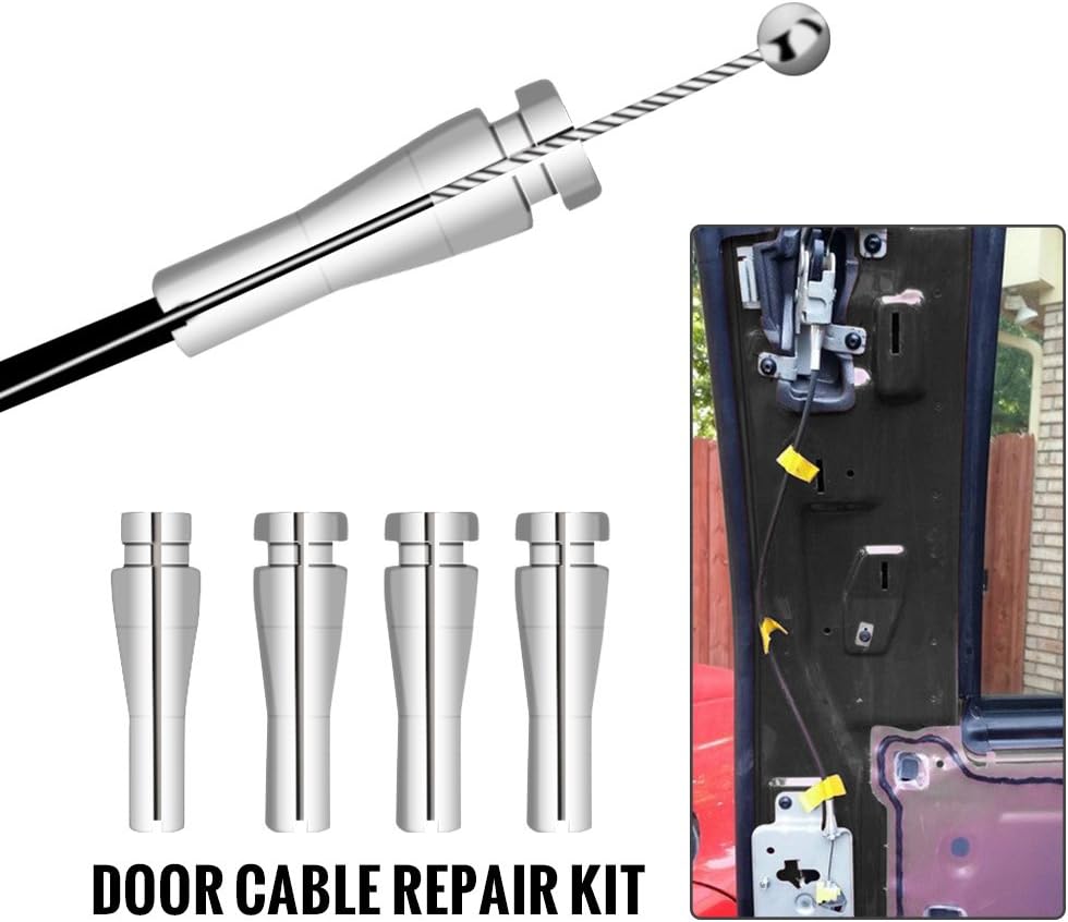 Kit de reparación de cables de bloqueo de puerta de automóvil, compatible con Ford F150 F250 F350 E-150 E-250 E-350