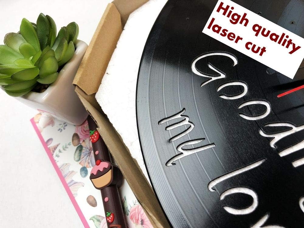 Chuck Berry  Reloj de pared de vinilo para regalos únicos para cumpleaños, películas, Navidad, ideas para niños, niñas, hombres, mujeres, adultos,