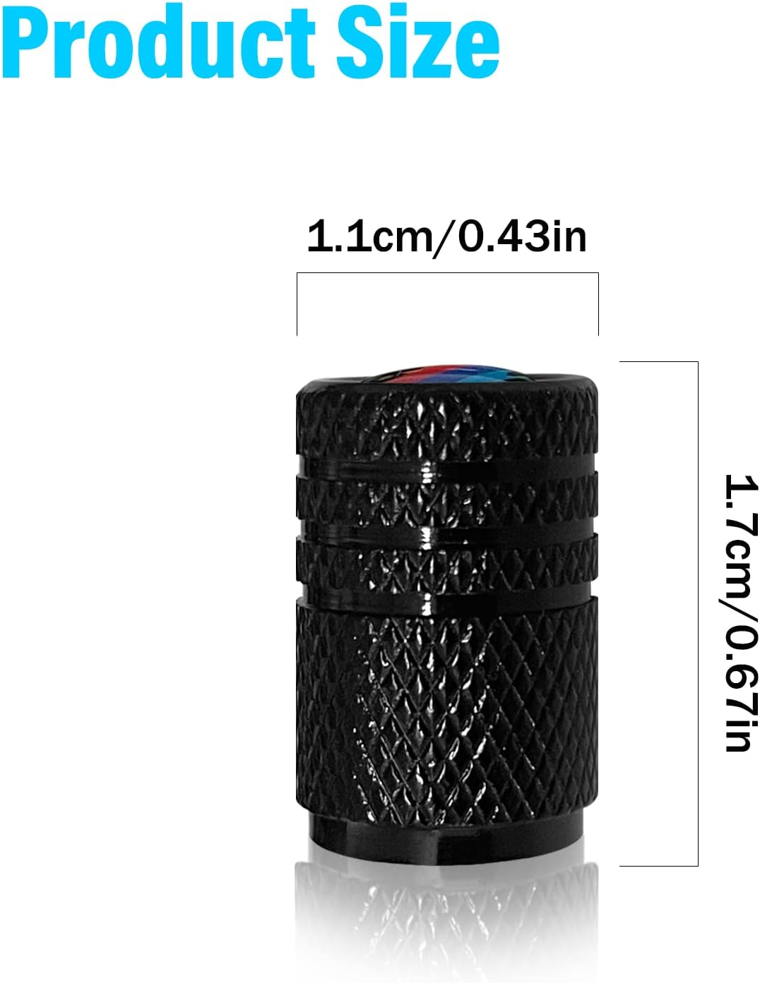 Cubierta de vástago de válvula de neumático, tapas de vástago de válvula de rueda de automóvil de metal para X1 X3 M3 M5 X1 X5 X6 Z4 3 5 7 Series,
