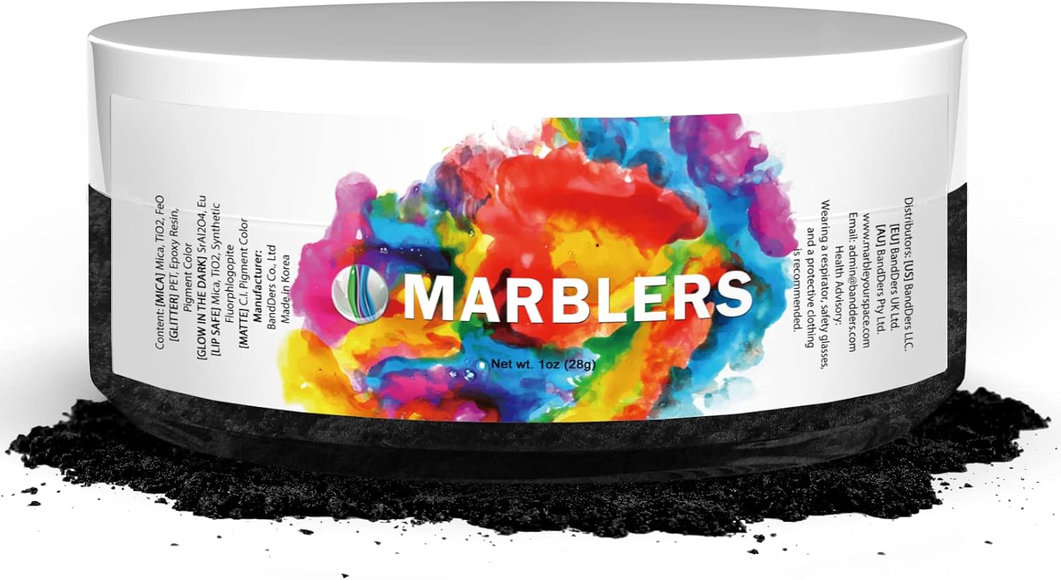 MARBLERS – Polvo de mica natural de grado cosmético, pigmento nacarado, tinte, no tóxico, vegano, libre de crueldad, sombra de ojos, esmalte de