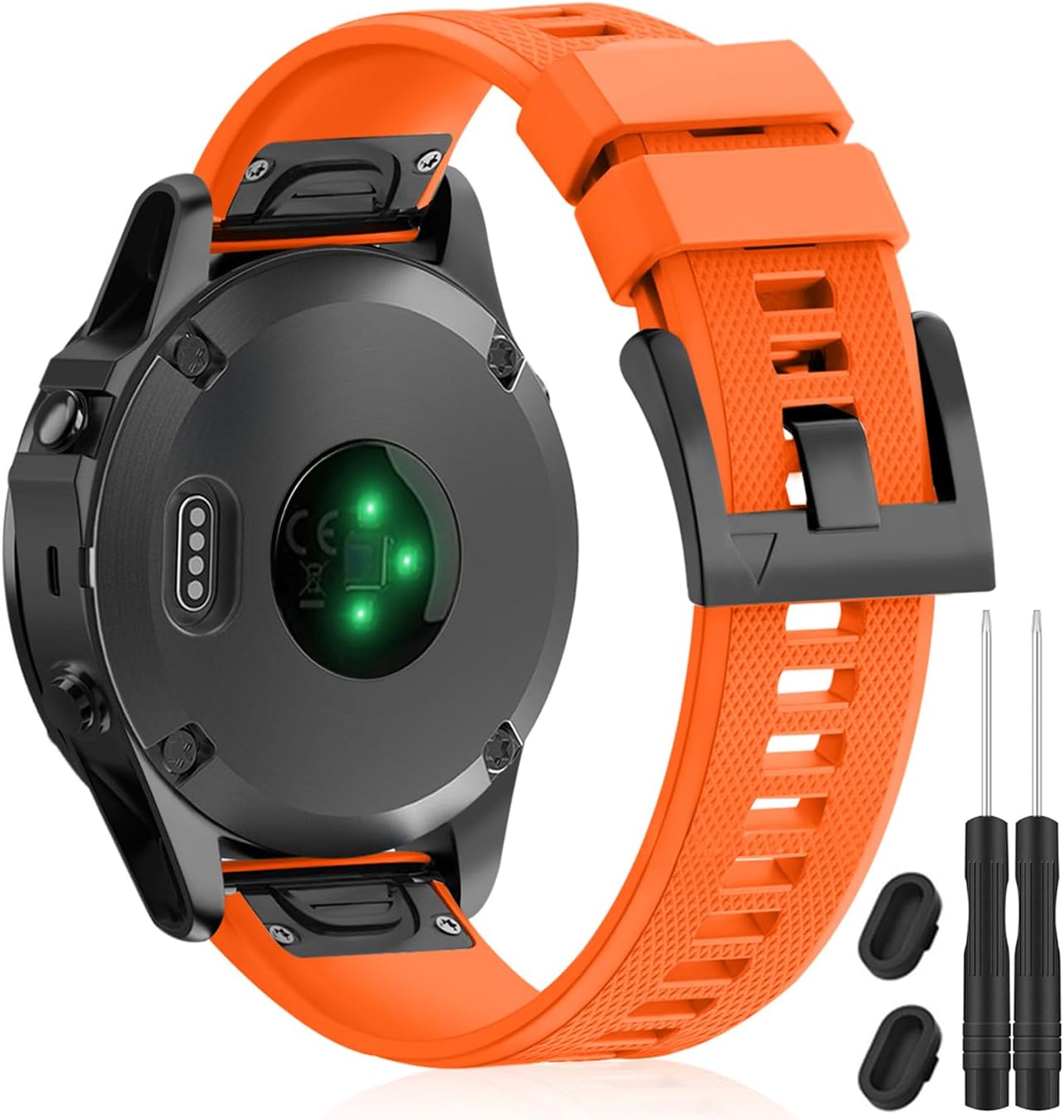 Correas compatibles con Garmin Fenix 5 Watch Correa de silicona de repuesto para Fenix 7Fenix 6Fenix 6 ProFenix 5Fenix 5 PlusForerunner