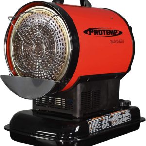 Protemp – Calentador radiante de queroseno de 80,000 Btu – Calienta hasta 2000 pies cuadrados (Pt-80-Ofr) Protemp – Calentador radiante de queroseno de 80,000 Btu – Calienta hasta 2000 pies cuadrados (Pt-80-Ofr)