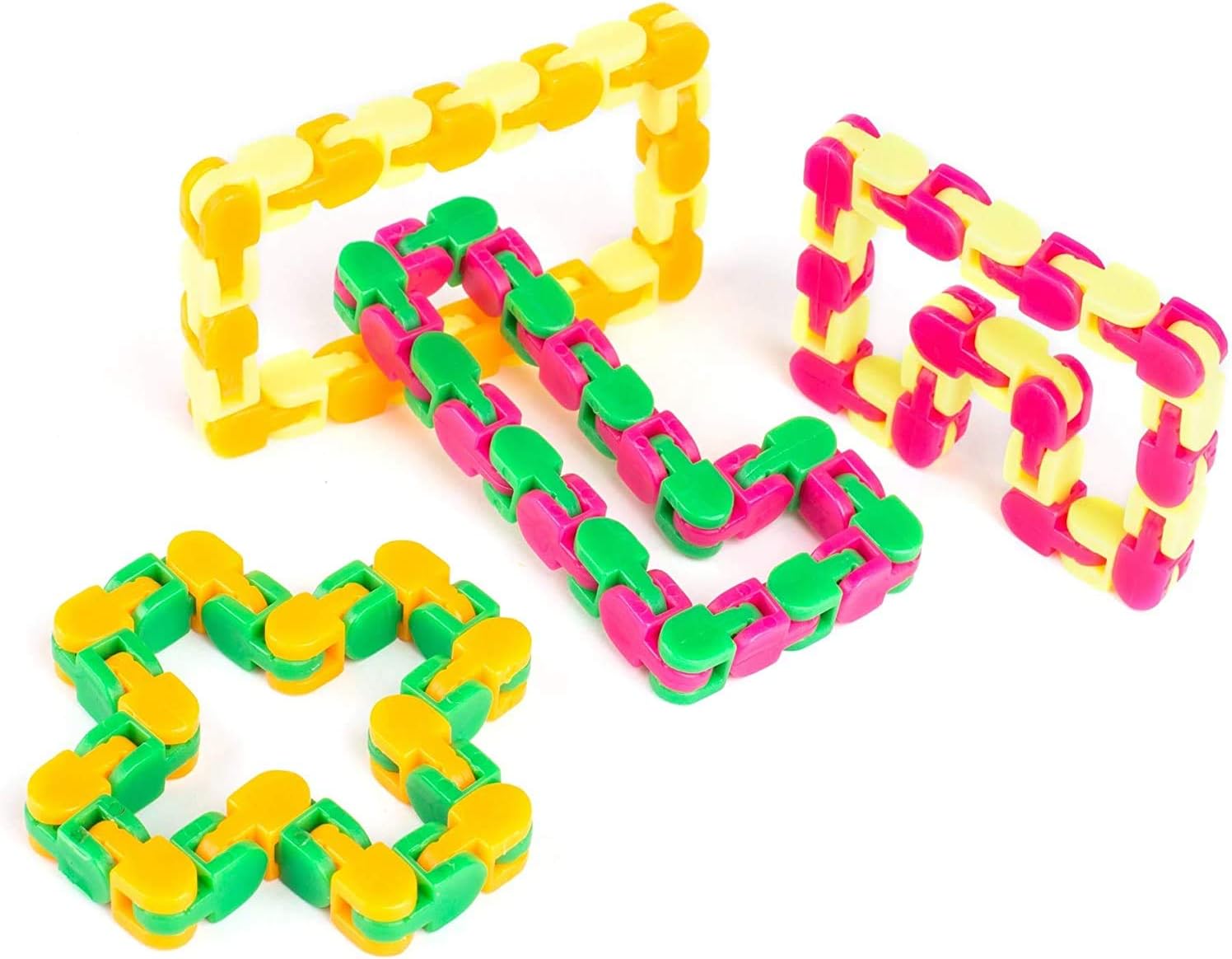 Fidget Sensory Pack de 3 juguetes Twister para aliviar el estrés con enredo, Jr. y madera, rompecabezas para la ansiedad, cambiador de forma, juego