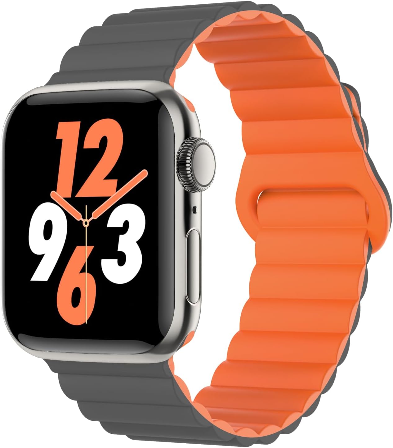 Correas deportivas magnéticas para Apple Watch Ultra Band 1.929 in 1.772 in 1.732 in 1.614 in 1.575 in 1.496 in 1.654 in, correa de repuesto de